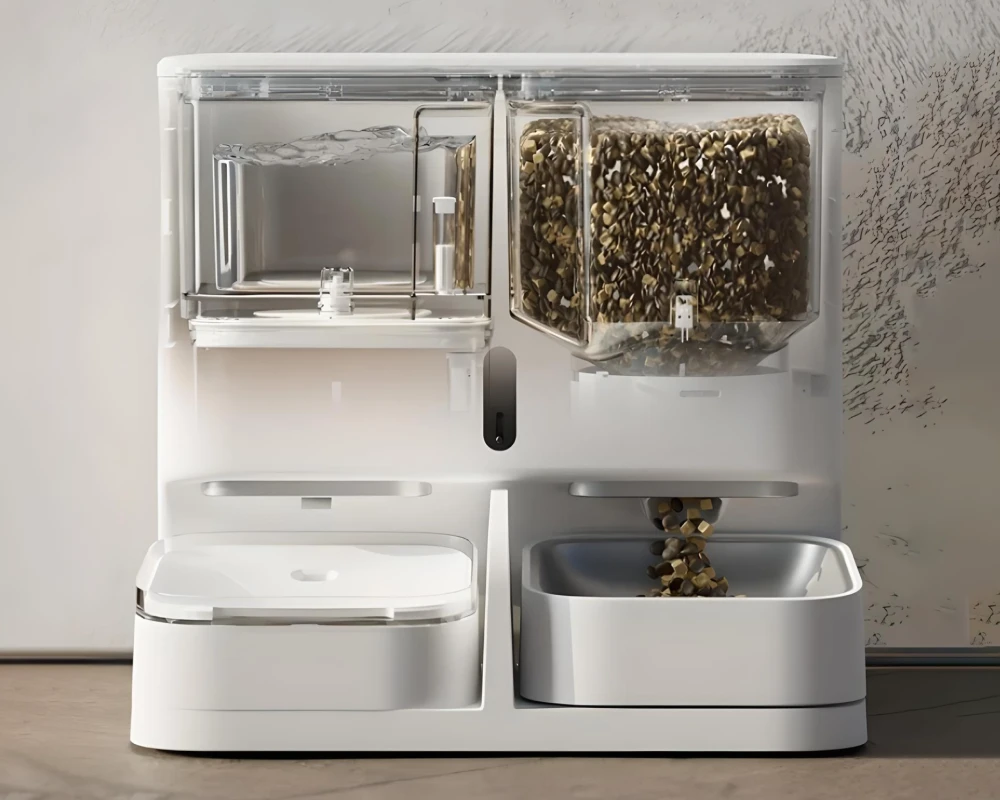 automatic pet food dispenser